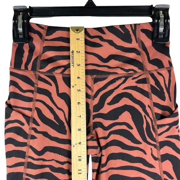 Fabletics PureLuxe Twist Leggings Womens Size XS Brown Black - Picture 14 of 15